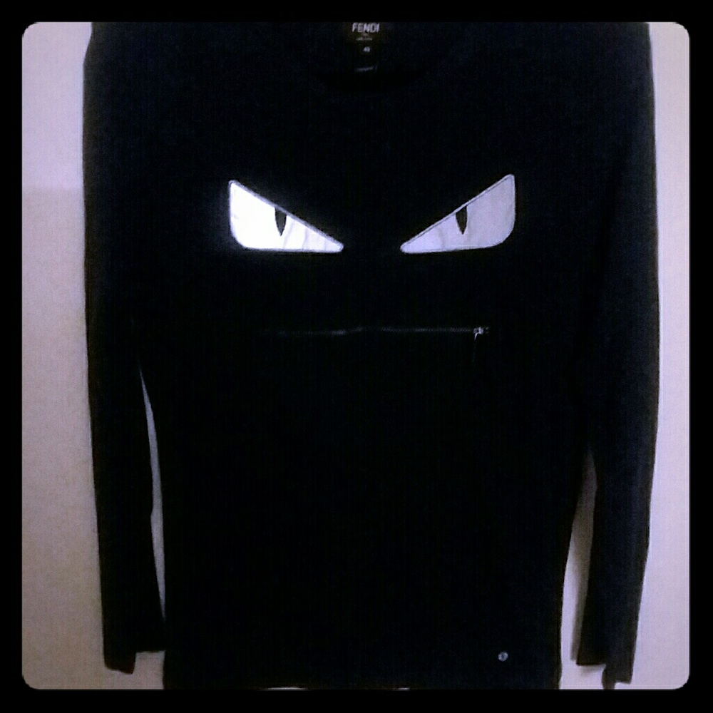 Fendi mens monster long sleeve t-shirt